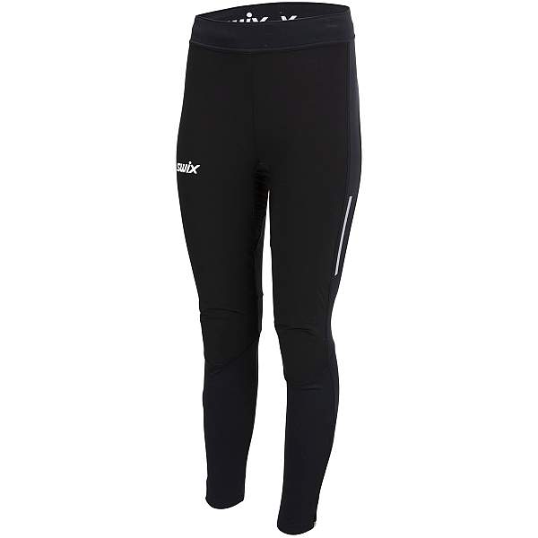 Getry na narty biegowe damskie elastyczne obcisłe Swix Focus wind tights 22466 czarne