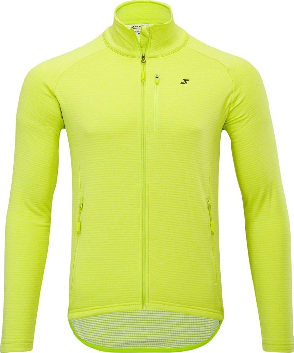 Męska bluza techniczna na narty biegowe Silvini Ferrato kolor lime